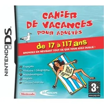 Cahier de Vacances pour Adultes (France) box cover front